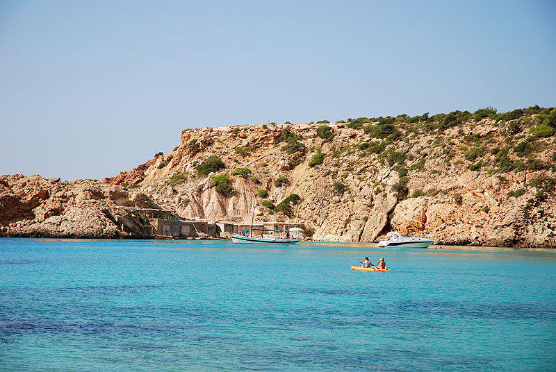 Villa Can Azul Cala Tarida  Bagian luar foto